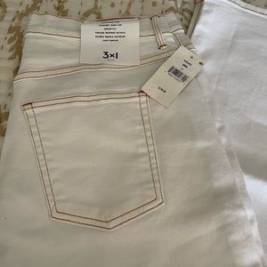 3X1 WHITE FLARE JEANS 29 NWT